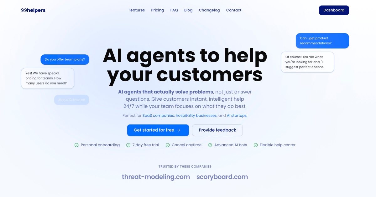 AI Agents to Help Your Customers