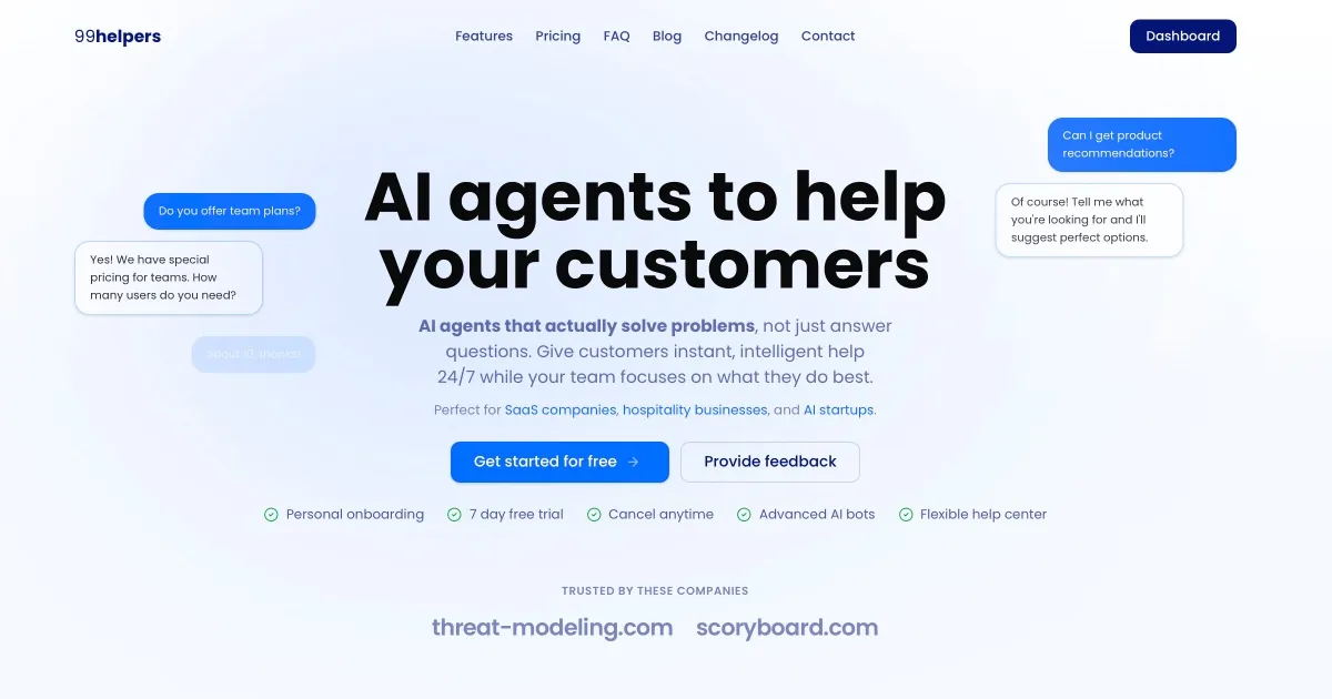 AI Agents to Help Your Customers