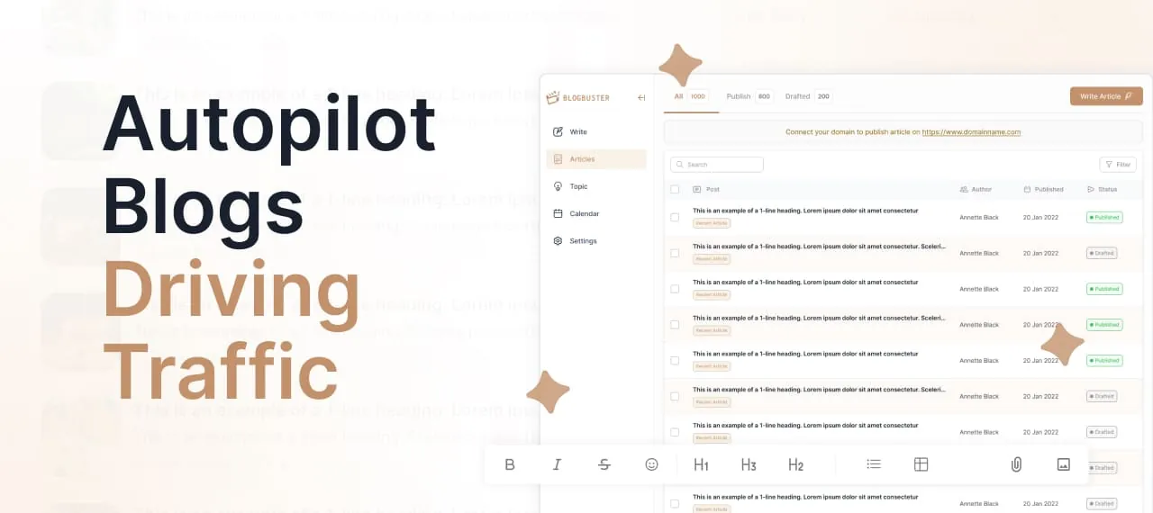 AI 文章生成器和自动撰写工具