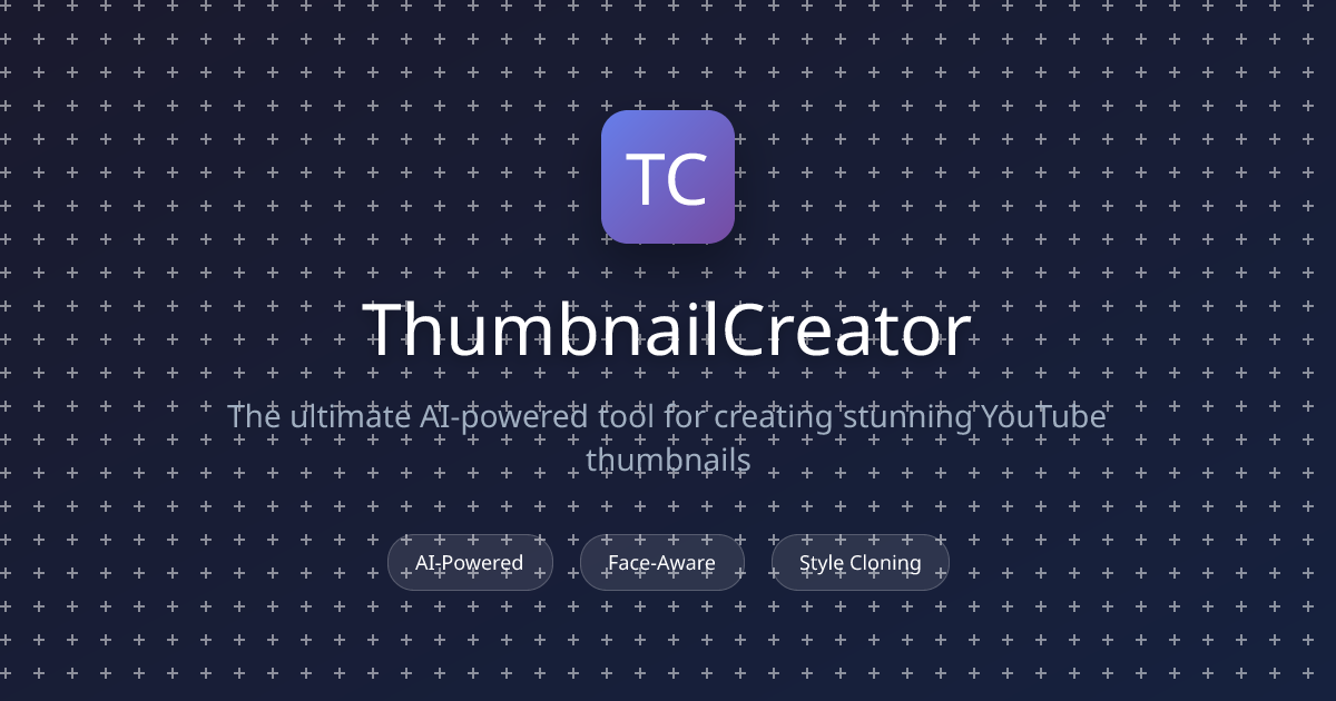AI YouTube 缩略图生成器