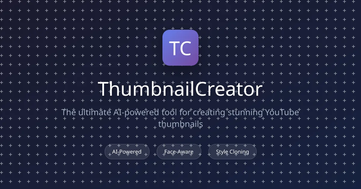 AI YouTube 缩略图生成器