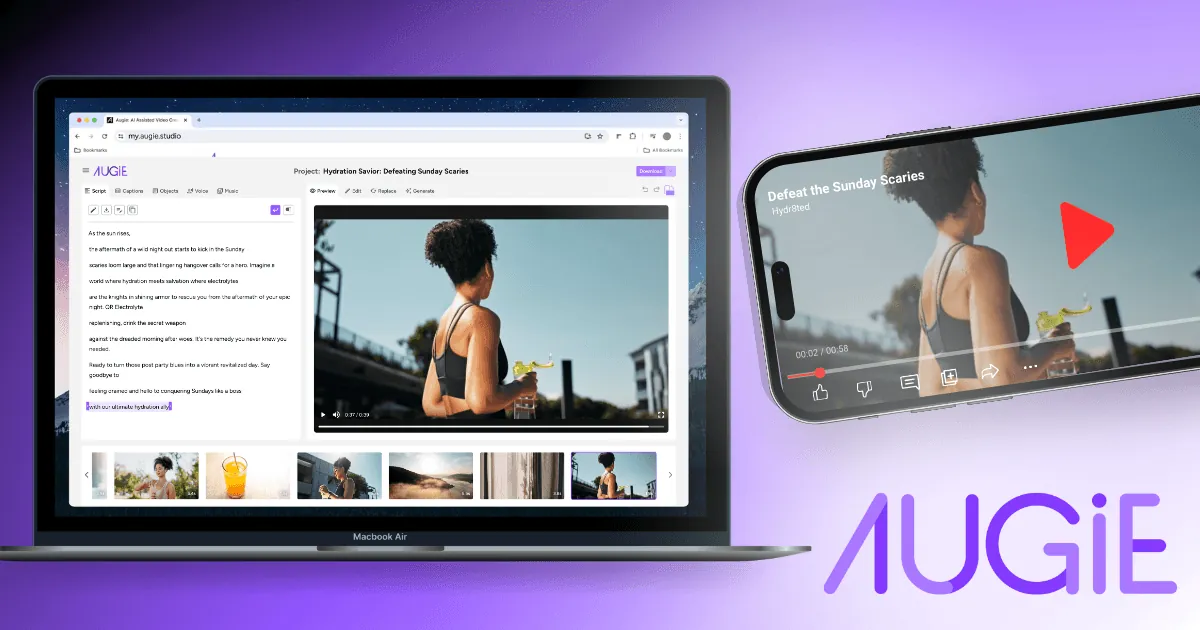 Augie - AI 视频剪辑