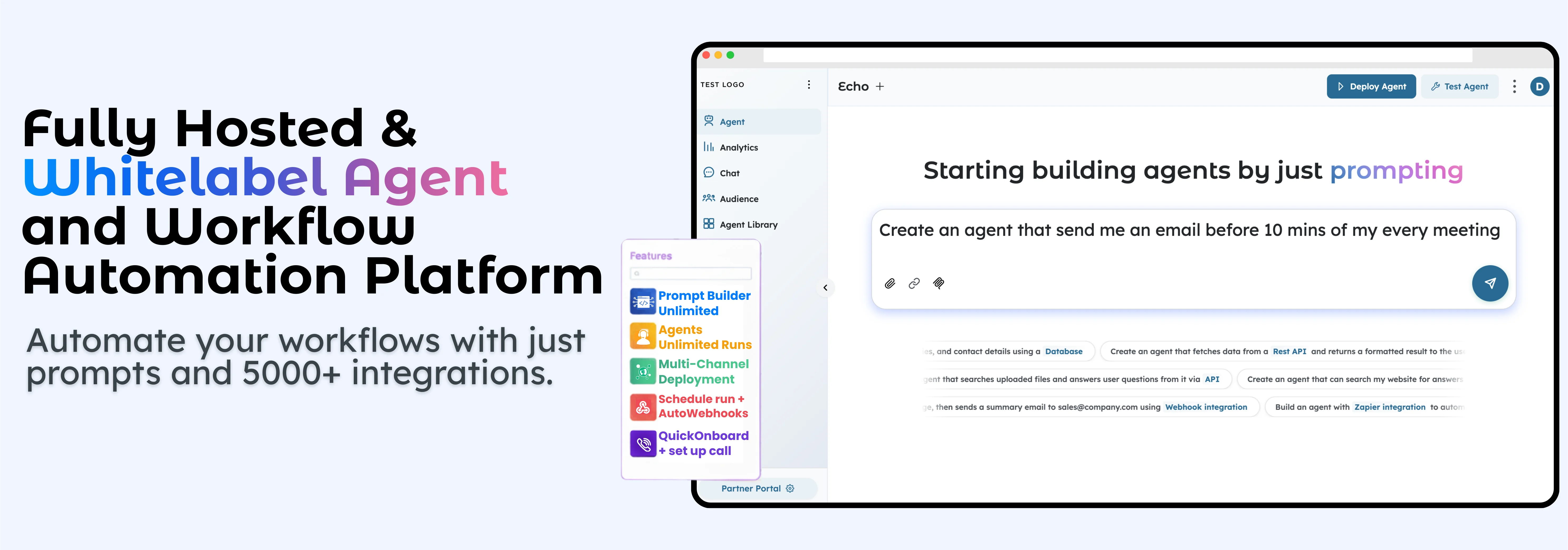最佳白标 AI 智能体构建平台