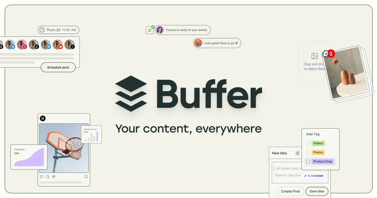 Buffer：面向所有人的社交媒体管理