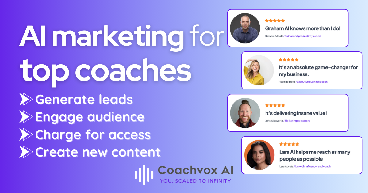 Coachvox - 创建您的 AI 版本