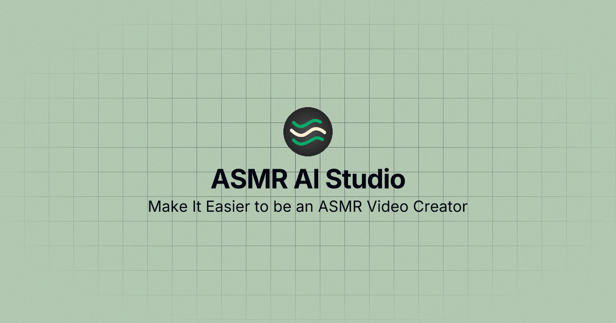 免费版 AI ASMR 视频生成器