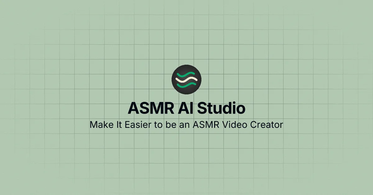 免费版 AI ASMR 视频生成器