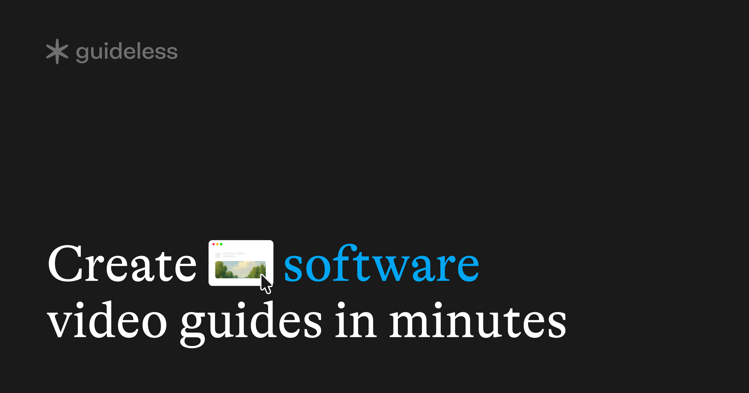 Guideless：AI 文档与视频指南