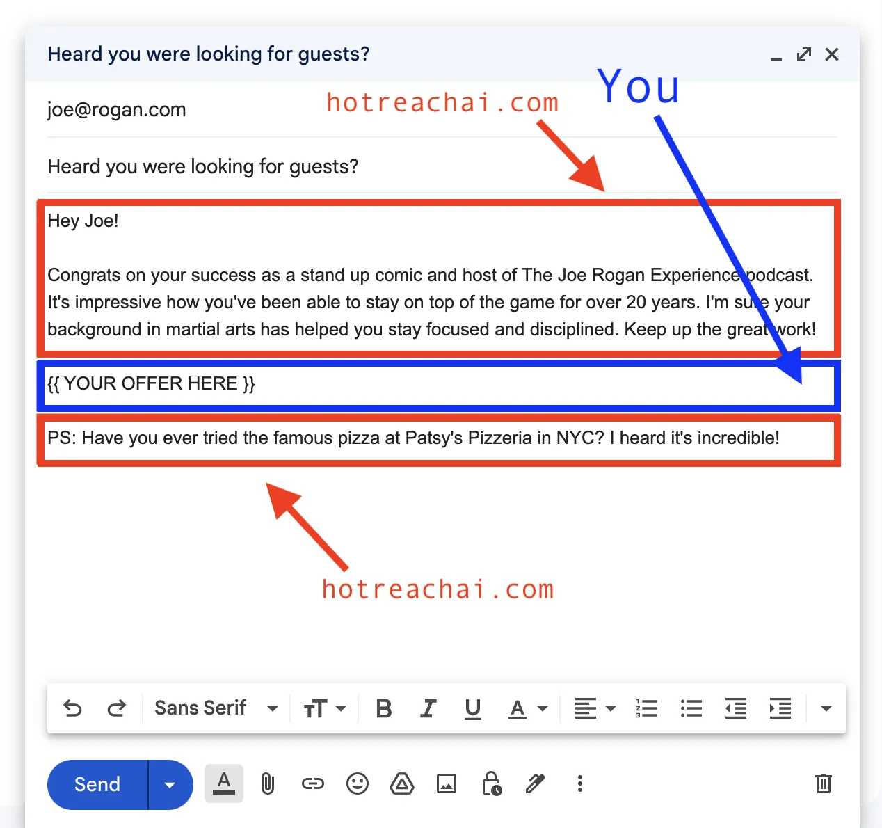 Hot Reach AI：利用人工智能为陌生开发生成开场白