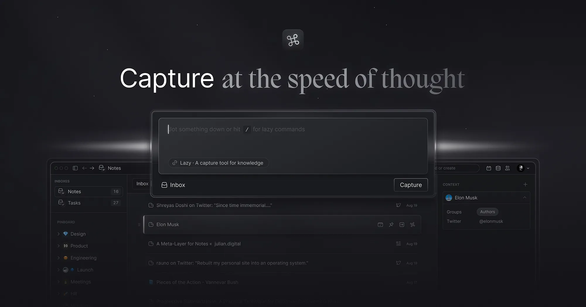 Lazy • 知识捕捉工具