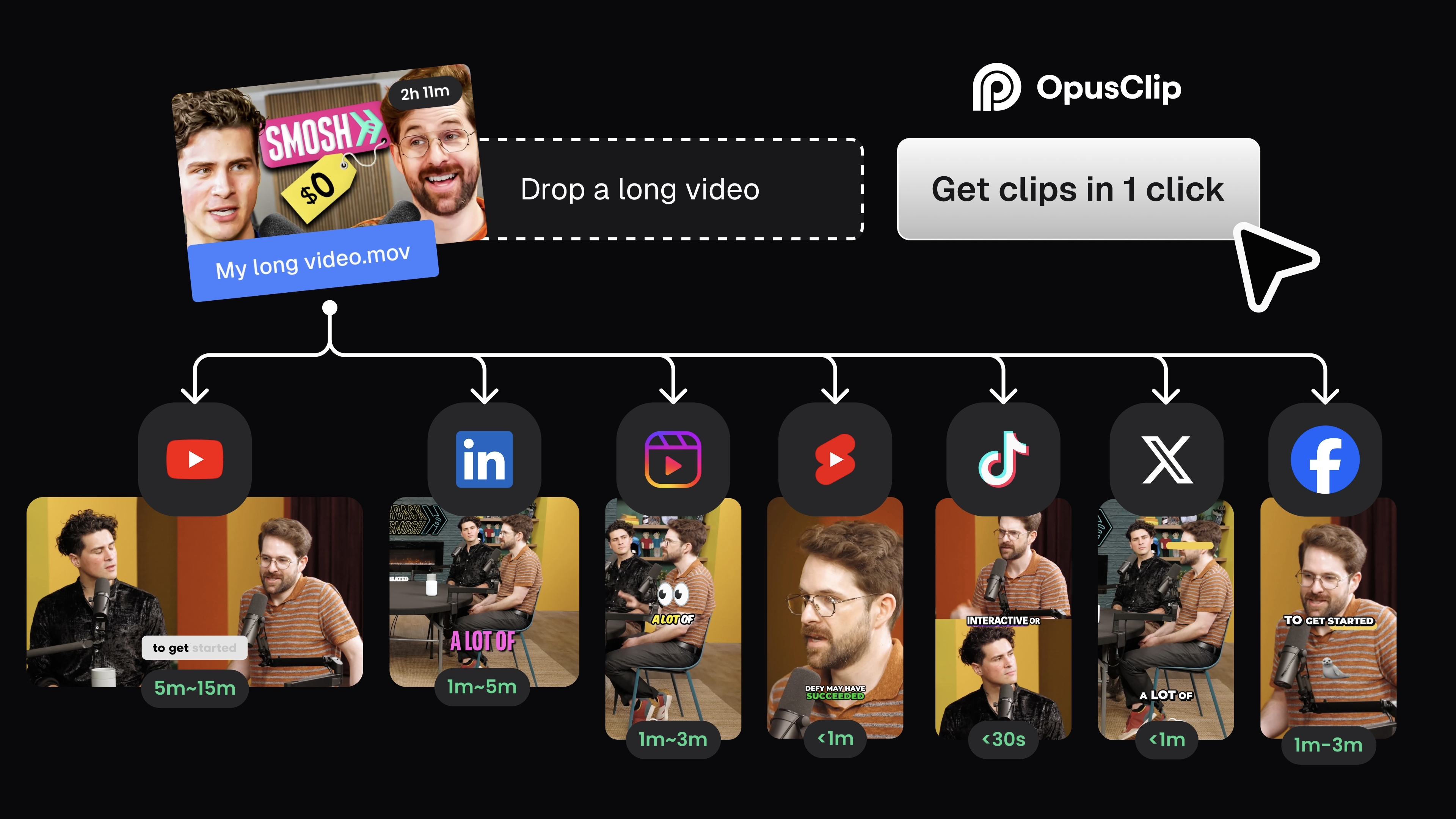 OpusClip: #1 AI video clipping and editing tool