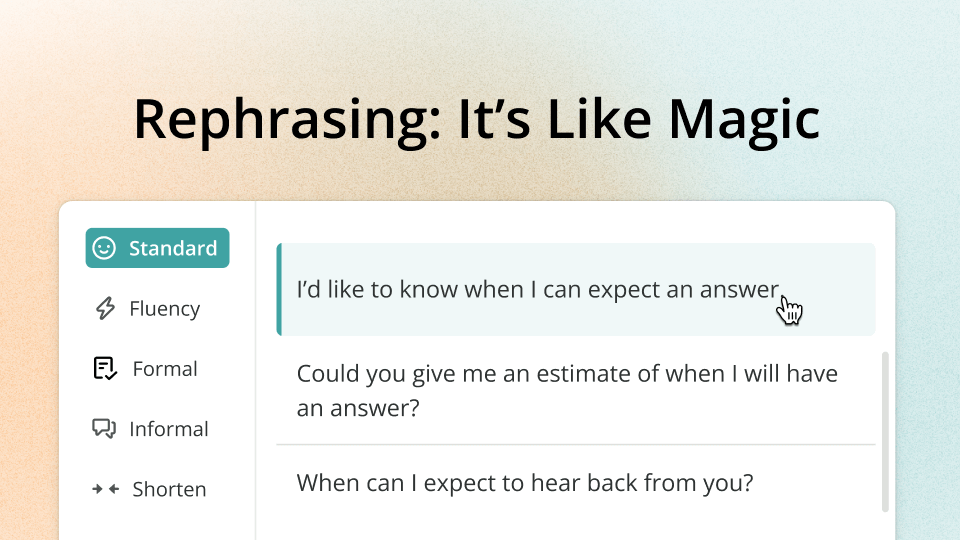 ProWritingAid - 推出 Rephrase 功能