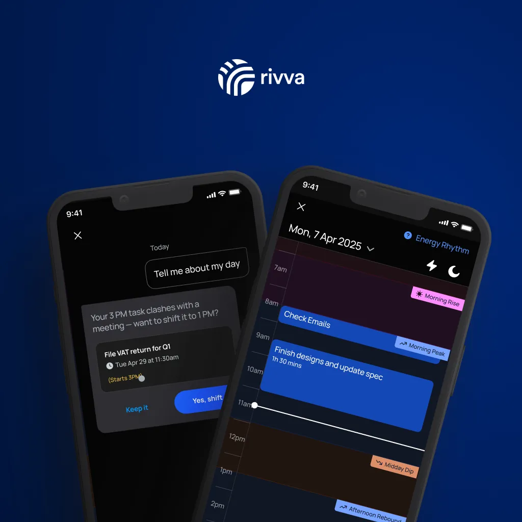 rivva: AI Productivity Assistant Syncing Work & Energy