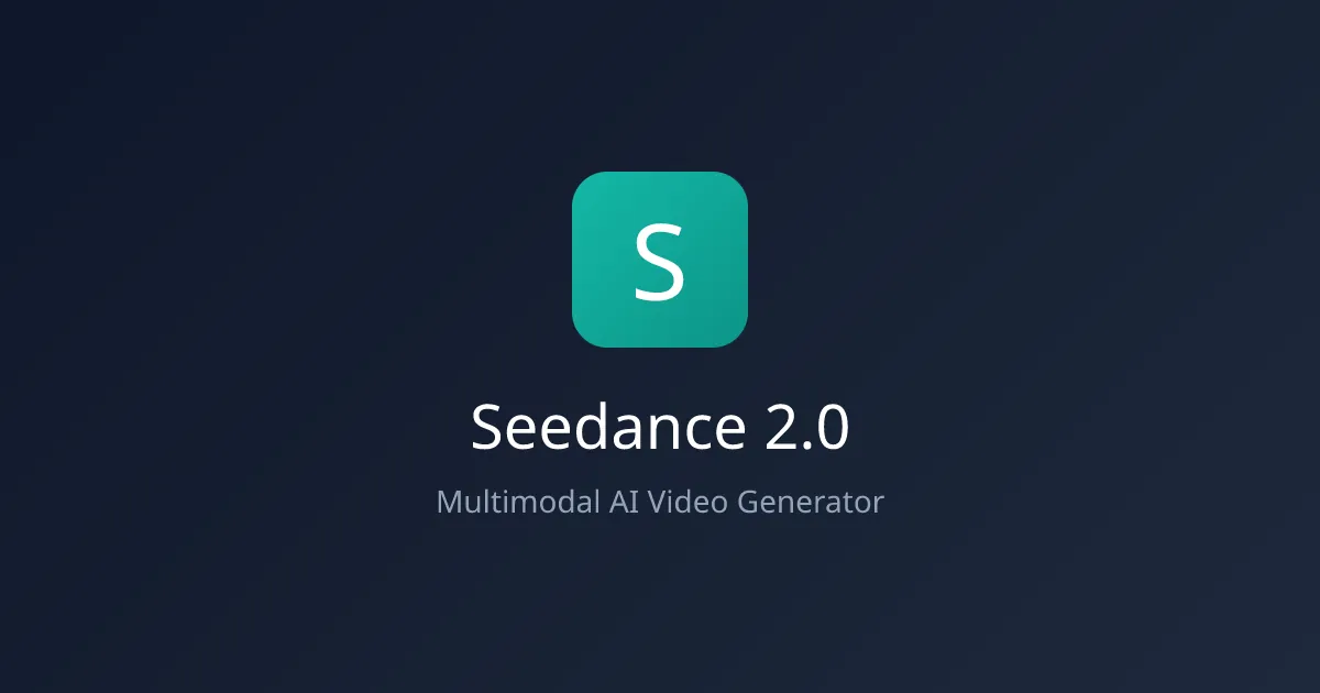 Seedance 2.0 AI 视频生成器