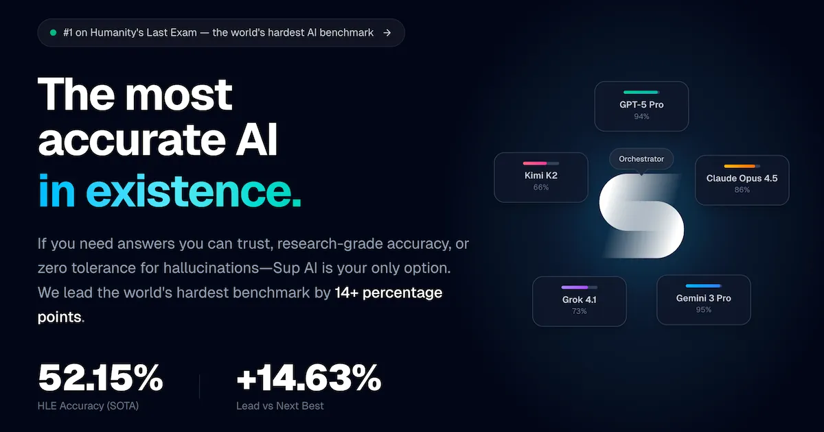 Sup AI: 现存最准确的 AI