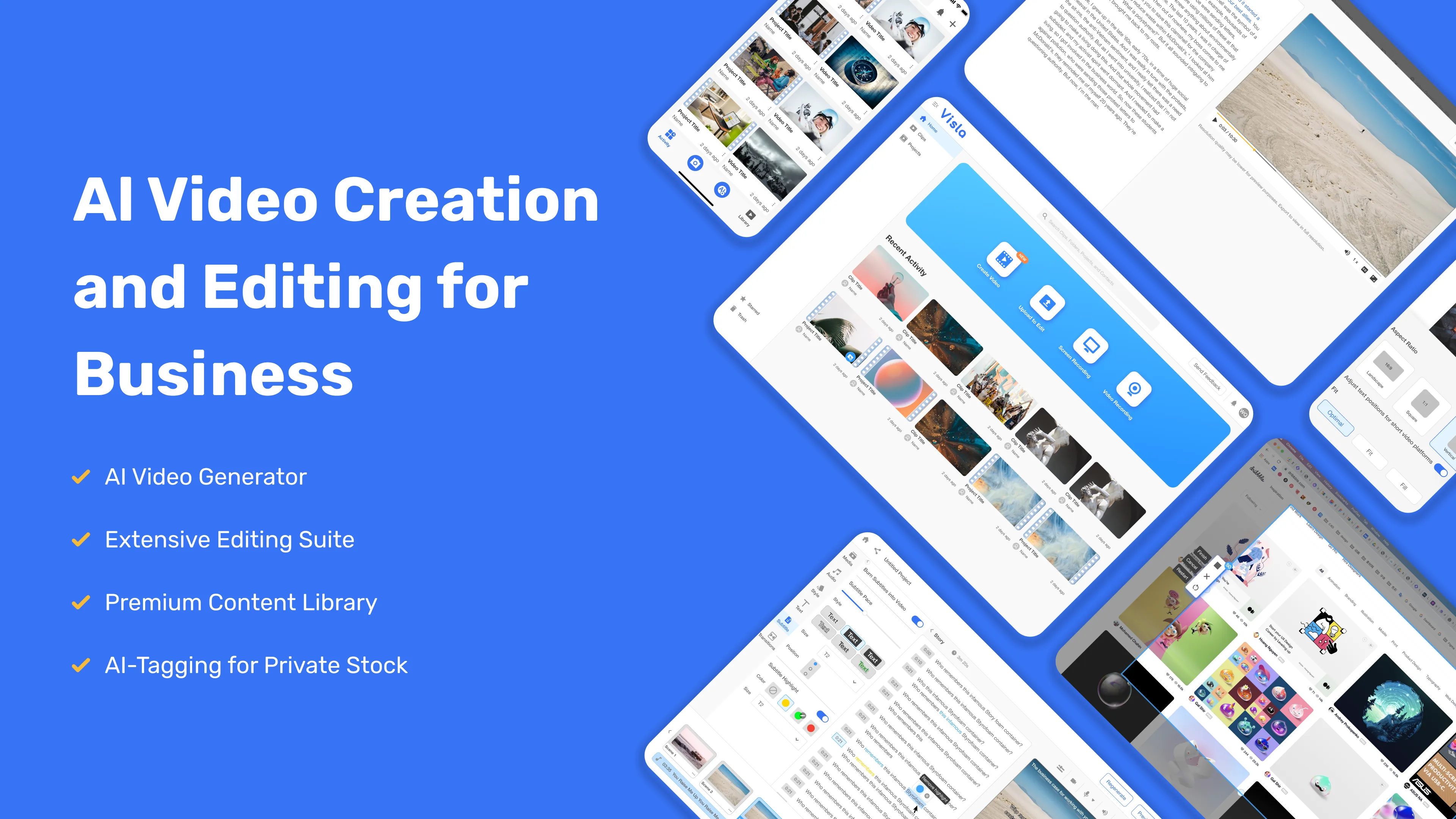 Visla：面向企业的 AI 视频创作和编辑