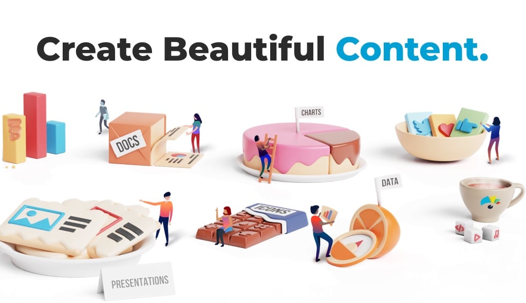 Visme：AI 演示文稿制作器、信息图和单页模板