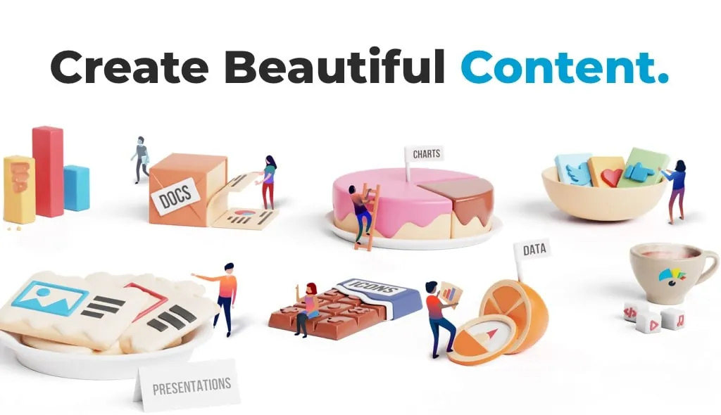 Visme：AI 演示文稿制作器、信息图和单页模板