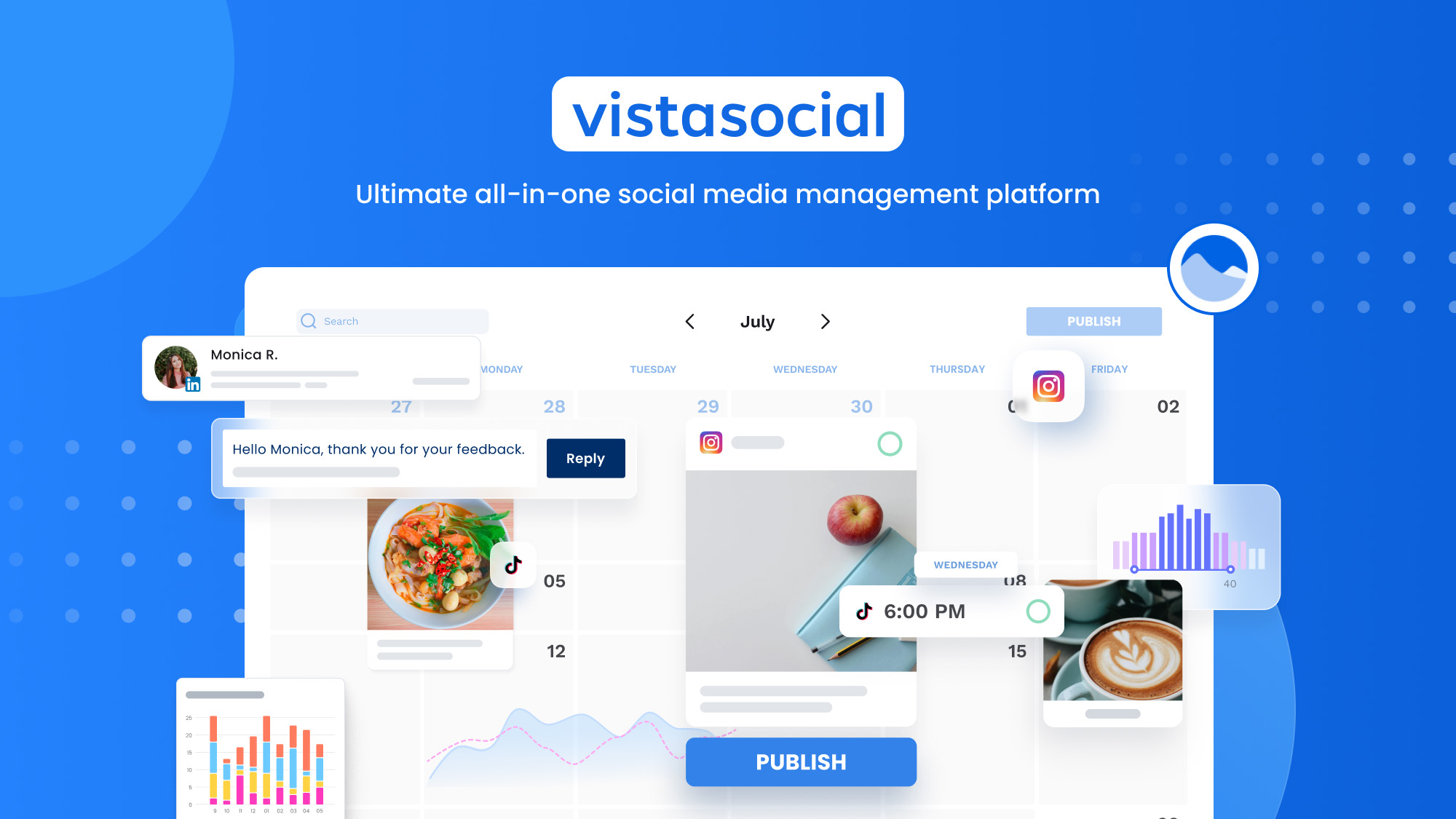 VistaSocial - 适用于品牌和代理商的最完整的社交媒体管理平台