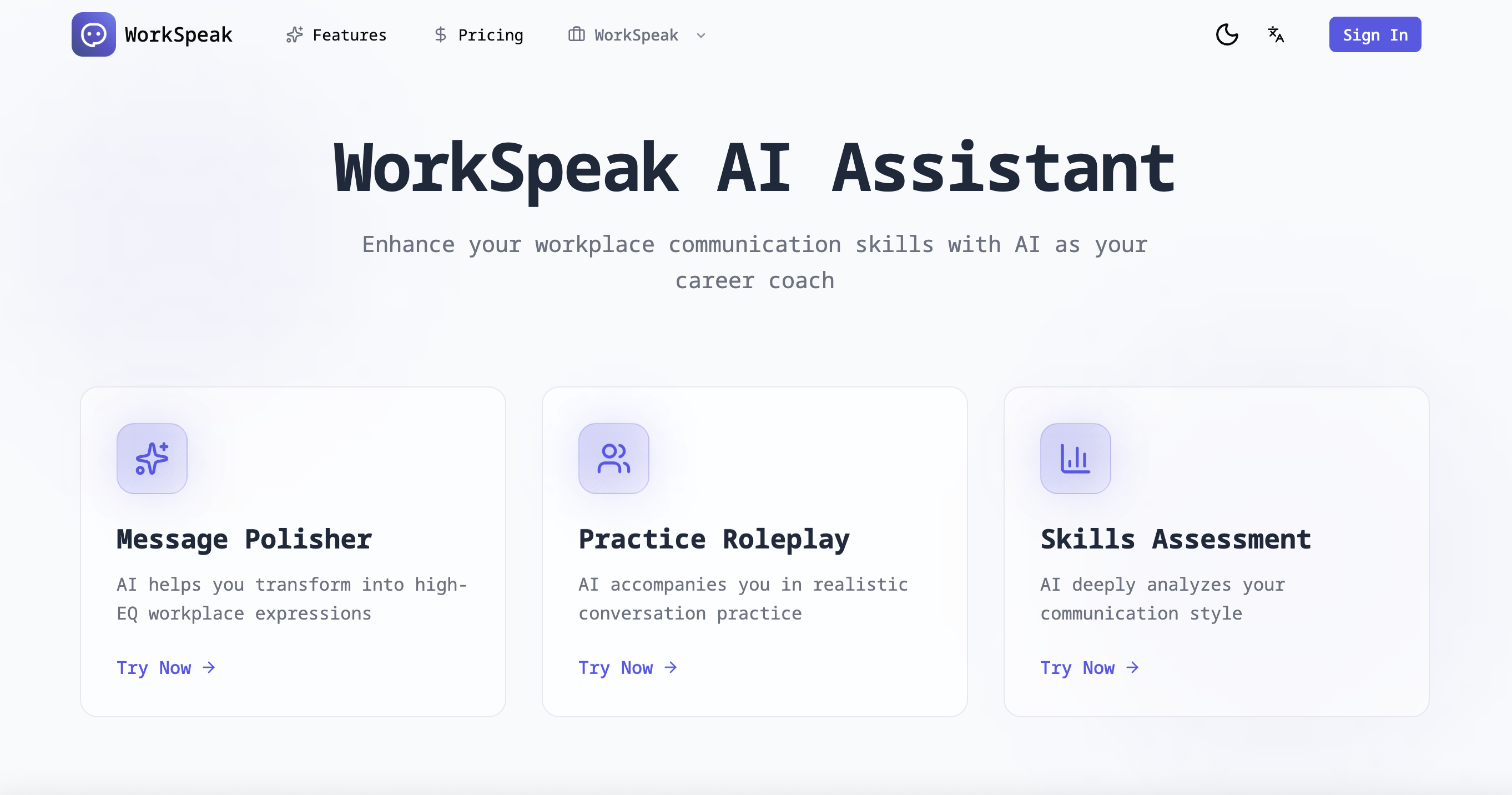 WorkSpeak AI