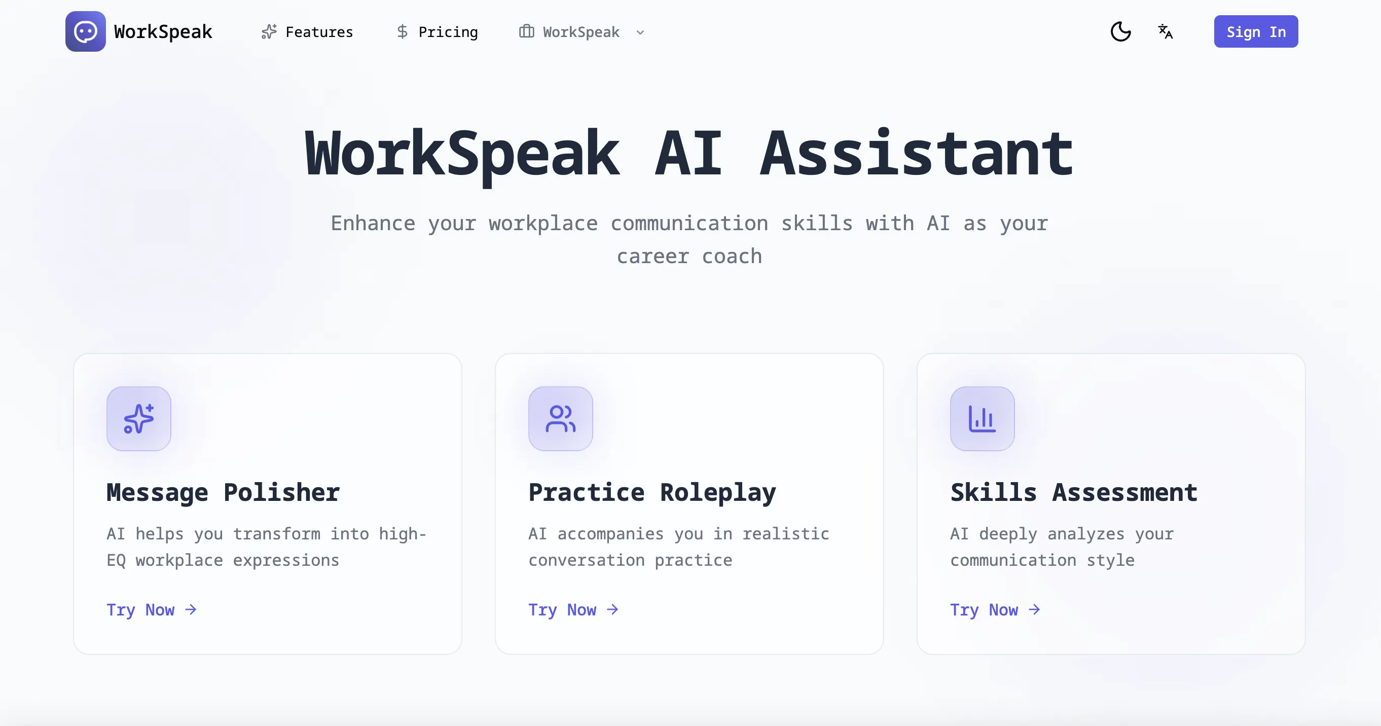 WorkSpeak AI